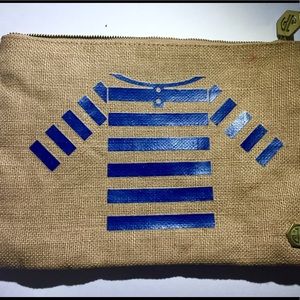 Johnathan Adler Parisian Vibe Canvas Makeup Bag